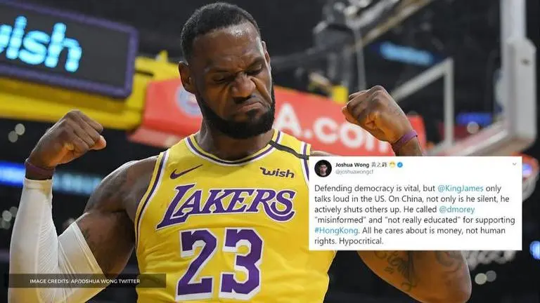 'LeBron James hypocrite' claims gather pace on Twitter after HK activist blasts NBA star lebron james hypocrite