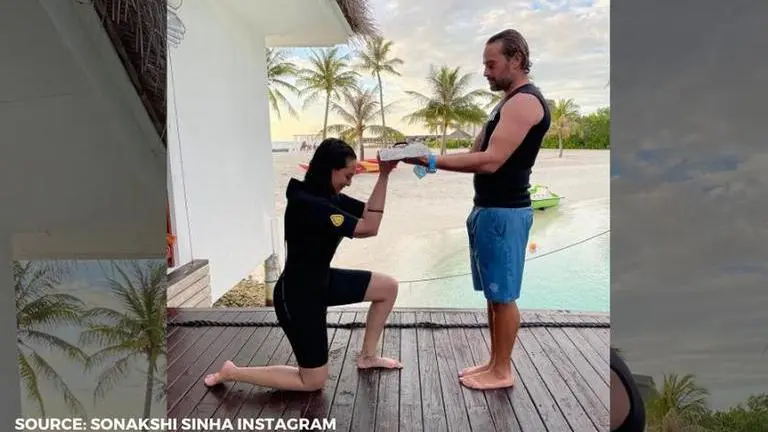 Sonakshi Sinha gets 'Knighted by the holy fins' as she becomes a licensed scuba diver Sonakshi Sinha