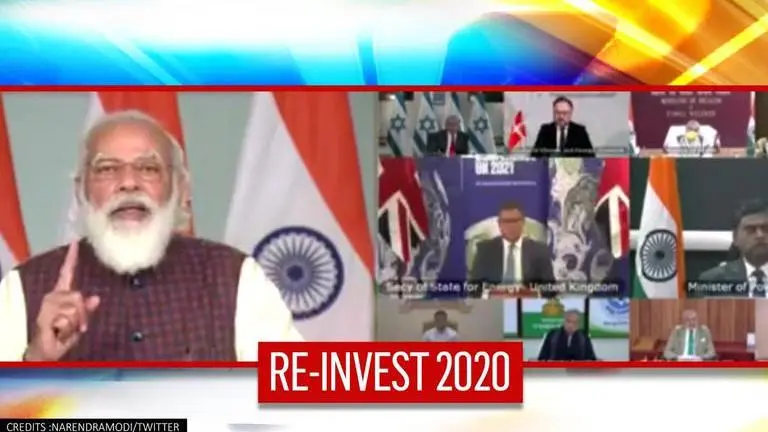 'India 4th largest in world for renewable power capacity': PM Modi at RE-Invest 2020 RE-Invest 2020