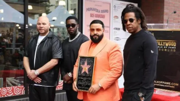 DJ Khaled receives Hollywood Walk of Fame Star; Jay-Z, Diddy, Fat Joe & more attend event Jay-Z