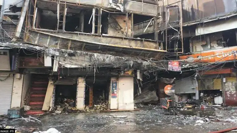 Fire at Bhagirath market in Delhi's Chandni Chowk continues to rage for 4th day Chandni chowk