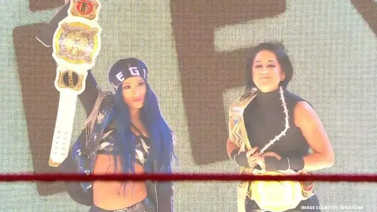 Sasha Banks and Bayley retain their WWE Women’s Tag Team title against The Kabuki Warriors sasha banks and Bayley