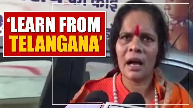 UP police and CM Adityanath should learn from Telangana police, says VHP's Sadhvi Prachi Sadhvi Prachi