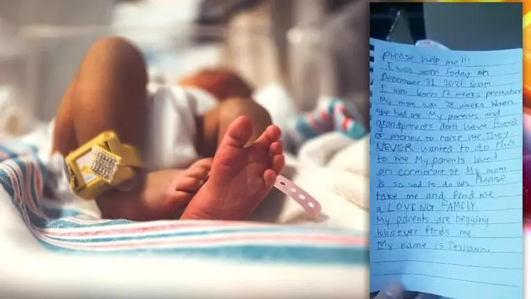 In US, abandoned baby found in Alaska alongside heartbreaking note from mother US