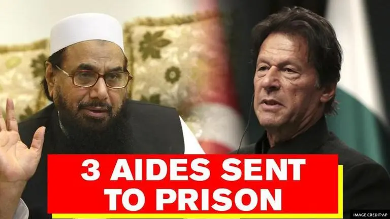 Pakistan court sends three aides of 26/11 mastermind Hafiz Saeed to 5-year jail term Hafiz Saeed-