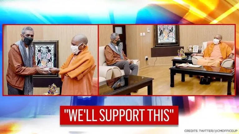 Prakash Jha hails Yogi Adityanath's 'divine vision' post meet, backs UP Film City plans Prakash Jha hails Yogi Adiyanath's 'divine vision' post meet, backs plans for UP Film City