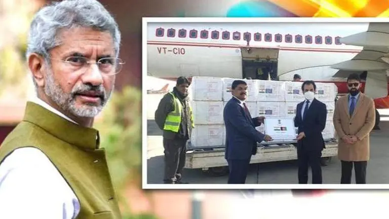 Afghanistan receives consignment of Made-In-India Covid-19 vaccines under Vaccine Maitri Afghanistan receives consignment of 'Made In India' Covid-19 vaccines under Vaccine Maitri