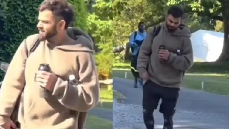 WATCH: Virat Kohli takes casual stroll on streets of London after team India's net session Virat KOhli