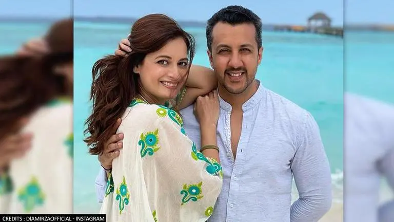 Dia Mirza pens sweet b'day wish for husband Vaibhav; calls him 'Best Papa in the world' Dia Mirza