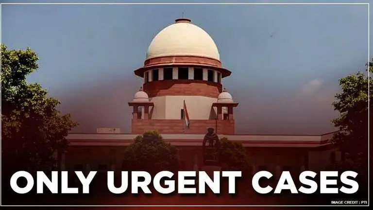 Supreme Court to take up only 'urgent matters' amid COVID-19 pandemic COVID-19