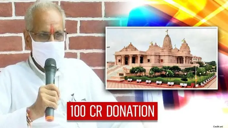 Ram Temple Trust has received around 100 cr donation, says General Secretary Champat Rai Ram temple