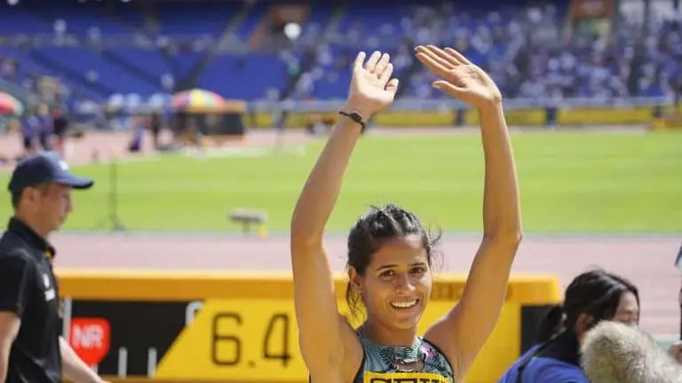 Shaili Singh clutches bronze in long jump after global senior competition debut Shaili Singh