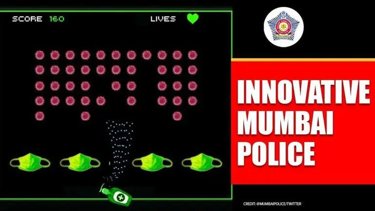 COVID-19: Mumbai Police's 'Space Invaders' meme shows how you can 'use mask as shield' COVID-19