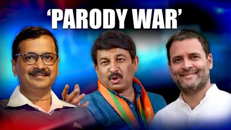 AAP's Kejriwall vs Jumla Proof Congress vs Unbreakable BJP in hilarious Delhi parody-fest Congress