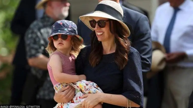 New Zealand PM Jacinda Ardern's 3-year-old daughter interrupts Facebook livestream | Watch New Zealand