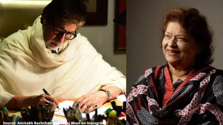 Amitabh Bachchan expresses condolences over legendary choreographer Saroj Khan's demise Amitabh Bachchan