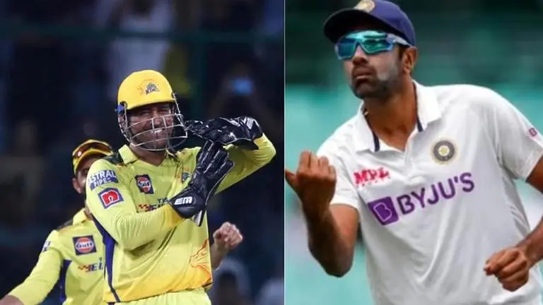 MS Dhoni and R Ashwin