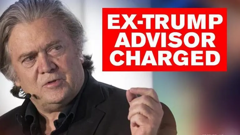 Ex-Trump adviser Steve Bannon charged in border wall scheme We build the wall