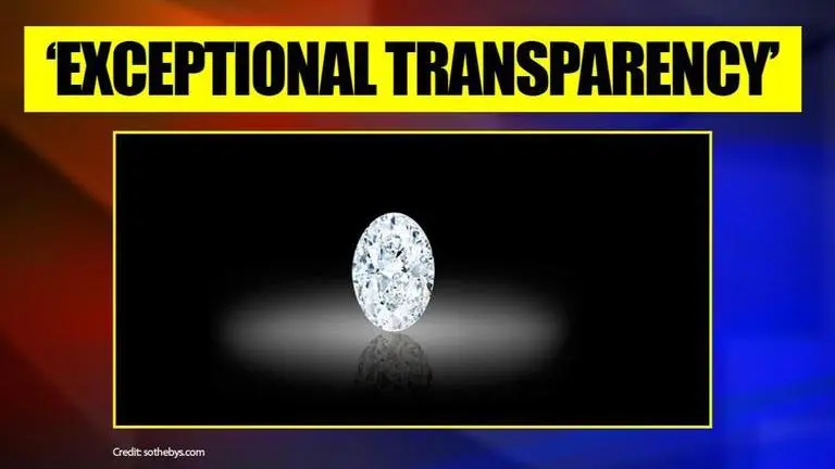 'First time in history': Rare White Diamond worth millions to go under hammer in Hong Kong White Diamond worth millions set to be auctioned in Hong Kong