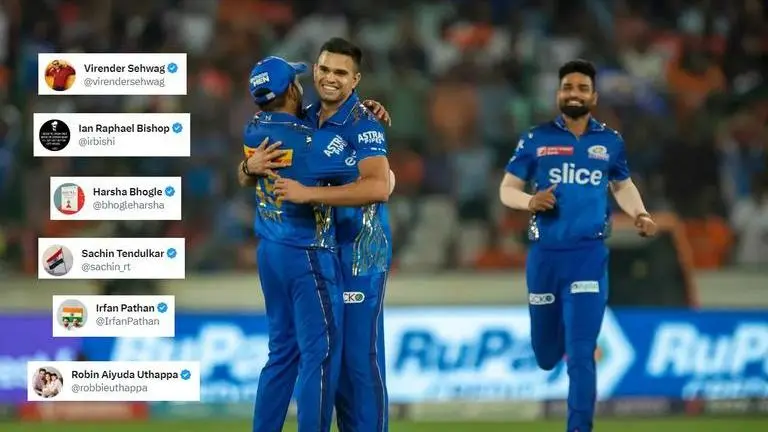 MI vs SRH: Cricket world reacts as Arjun Tendulkar announces his arrival with yorkers