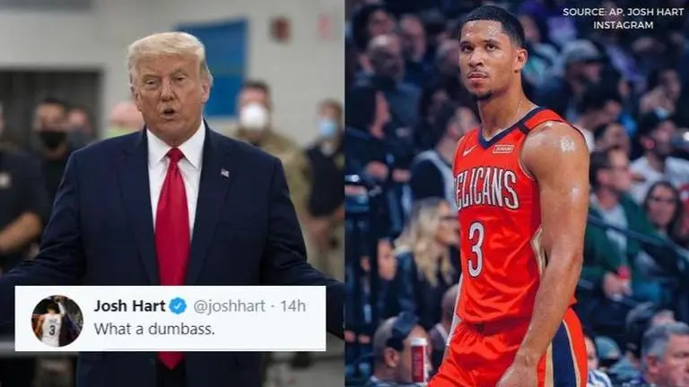 Josh Hart calls Donald Trump dumba** over negative comments about the NBA josh hart