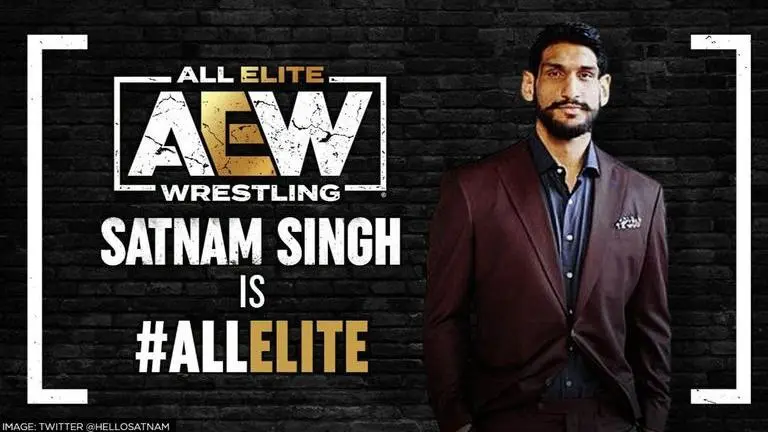 Indian basketball star Satnam Singh, with height of 7 feet 2 inches, signs with AEW Satnam Singh joins AEW