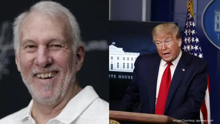 Gregg Popovich impersonates Donald Trump, labels Spurs playoff streak end 'FAKE NEWS' gregg popovich