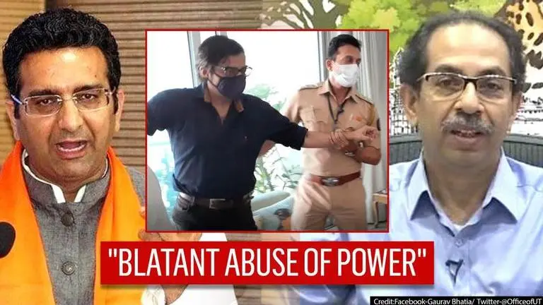 As Hansa details witch-hunt against Republic in HC; BJP's Bhatia slams MVA on power misuse Will Sonia Sena shed light on power misuse, asks BJP's Bhatia on Hansa's court statement