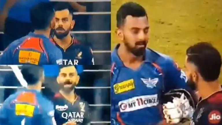 LSG vs RCB: KL Rahul tries to calm down Virat Kohli after fight with Gambhir- WATCH KL Rahul tries to calm down Virat Kohli after fight with Gambhir