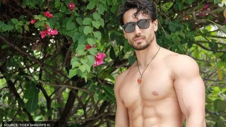 Tiger Shroff shares video performing a stunt on a film set; says he loves his job Tiger Shroff