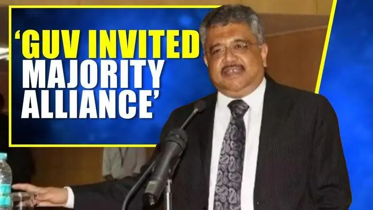 Maharashtra: Guv invited majority alliance in the House to form government, says SG Mehta Maharashtra