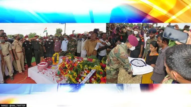 IAF chopper crash: Lance Naik B Sai Teja laid to rest with military honours in Chittoor Lance Naik B Sai Teja