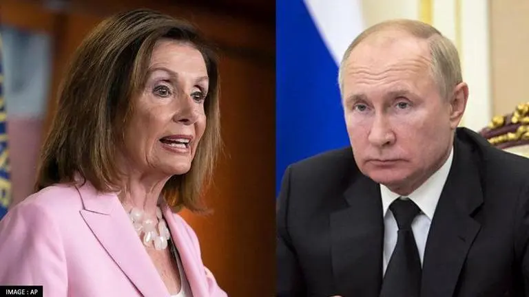 US House Speaker Nancy Pelosi warns Russia's Putin of 'strong & swift sanctions' US