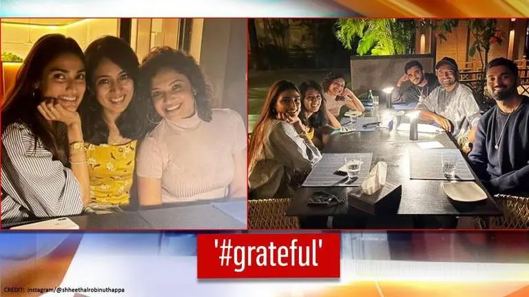 KL Rahul-Athiya Shetty spend quality time with Robin Uthappa, wife; excite 'Rahiya' fans