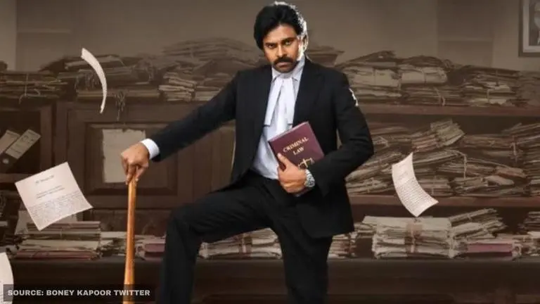 Pawan Kalyan looks sharp as lawyer in 'Vakeel Saab' motion poster, fans say 'Boss is back' Pawan Kalyan