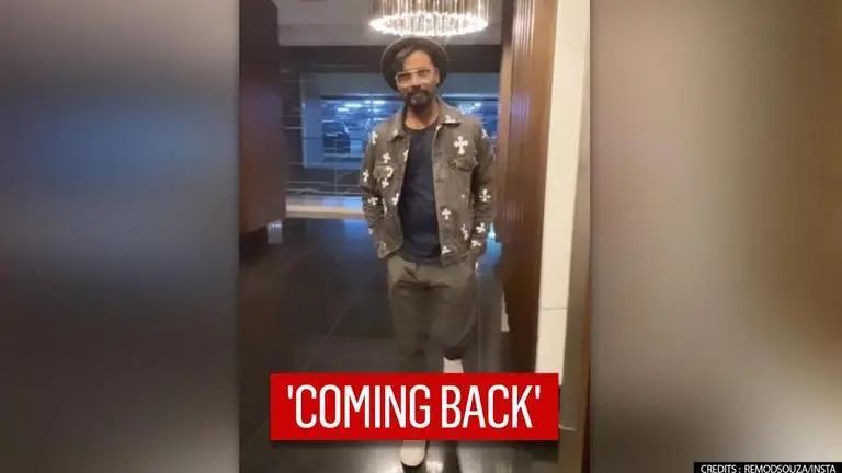 'Never give up': Remo D'Souza announces his return post health scare, shares video Remo D'Souza slays in style as he announces his return post health scare, shares video