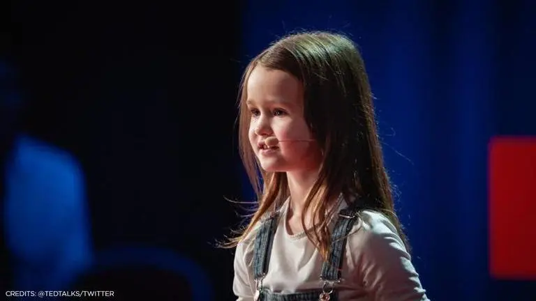 7-yr-old Molly Wright becomes youngest person to deliver a TED Talk; Read details Molly Wright