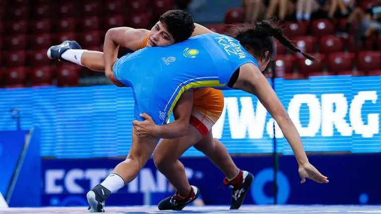 Antim Panghal scripts history; becomes India's 1st U20 World Champion in women’s wrestling Antim Panghal wins gold medal