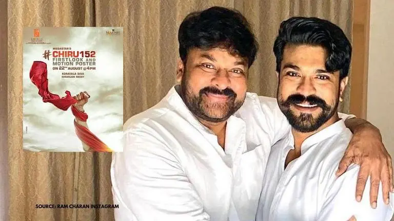 Ram Charan announces Chiru 152's first look poster release with an intense pic; See here Ram Charan