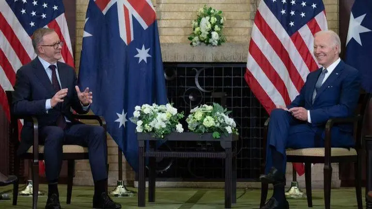 QUAD Summit: US Prez Biden, Australian PM discuss Ukraine crisis, AUKUS & climate change Biden