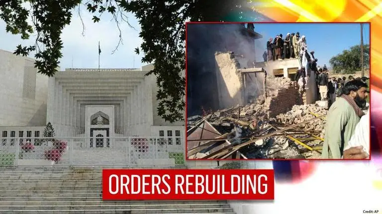 Pakistan Supreme Court orders immediate rebuilding of vandalised Hindu temple Pakistan Supreme Court orders reconstruction of vandalised temple in Khyber Pakhtunkhwa