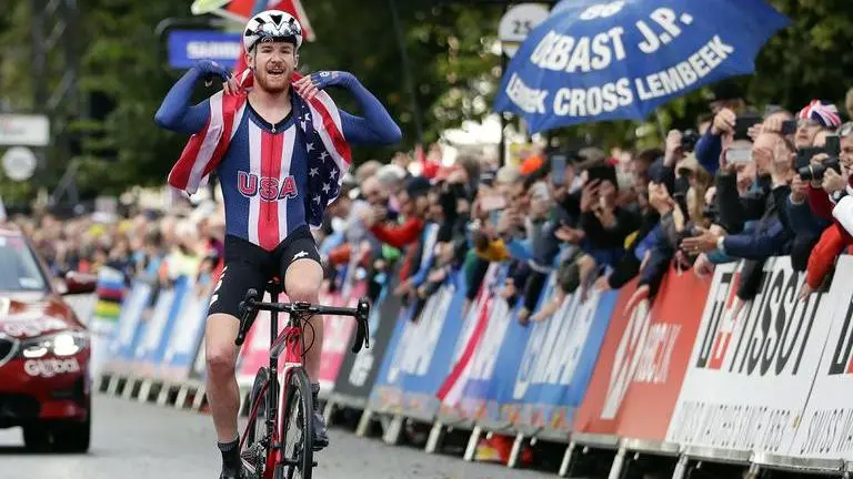 American cyclist suspended by team after pro-Trump comments