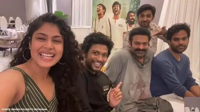 Prabhas launches the trailer of Naveen Polishetty's 'Jathi Ratnalu', the latter thanks him Prabhas