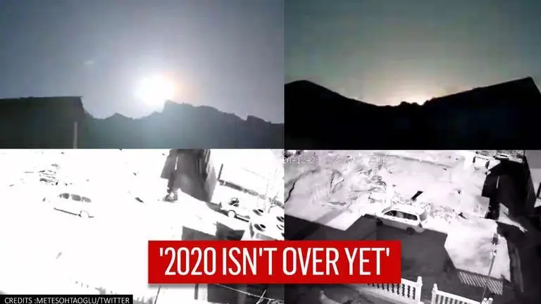 China: Giant mysterious fireball lights up sky in north-western Qinghai province China