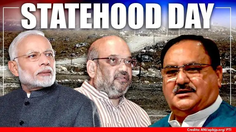 PM Narendra Modi, Amit Shah, JP Nadda wish Arunachal Pradesh citizens on statehood day Narendra Modi
