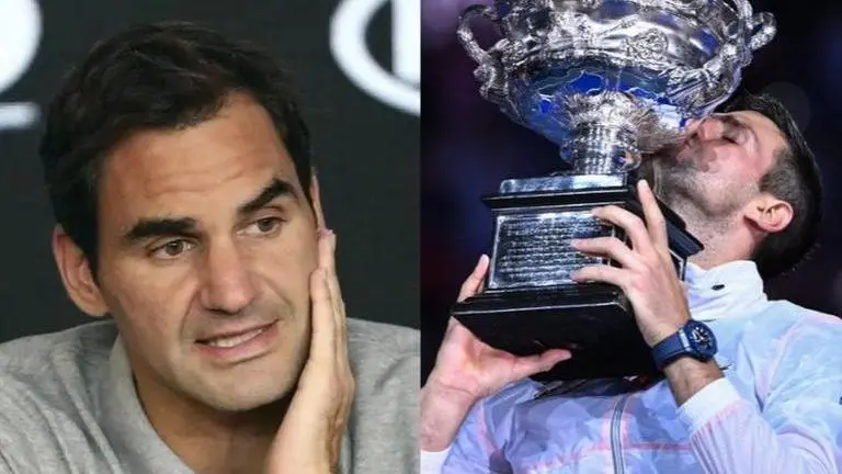 Roger Federer and Novak Djokovic