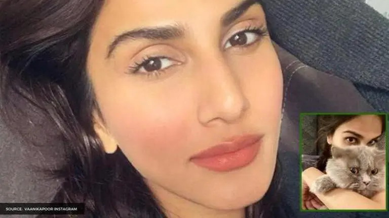 Vaani Kapoor posts an adorable picture with her cat; says she is 'camera shy' Vaani Kapoor