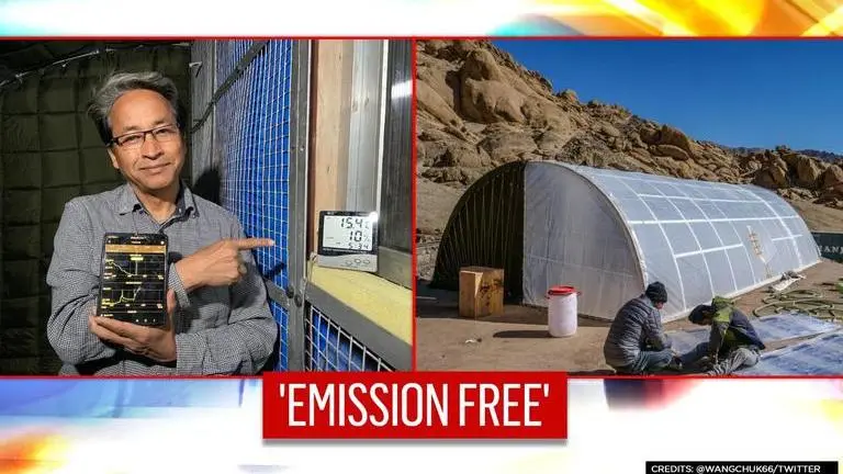 Innovator Sonam Wangchuk develops solar heated tent for Army personnel