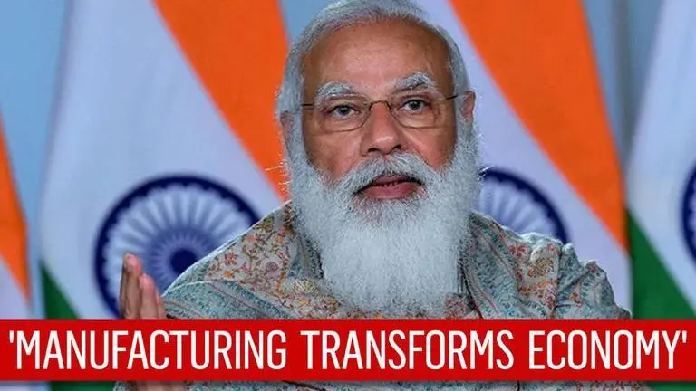 PM Modi says 'govt brings back reforms to strengthen manufacturing competitiveness' PM Modi says 'govt brings back reforms to strengthen manufacturing competitivenes'