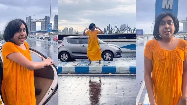 Bengali influencer dances on Kolkata's Maa flyover, fined by cops; watch video Sandy Saha